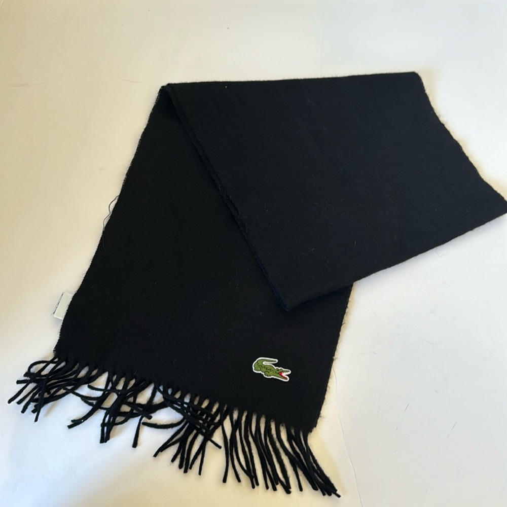 Lacoste wool scarf